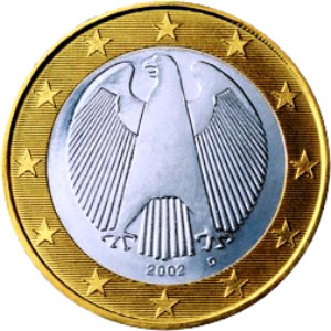 Дизайн немецких евро монет