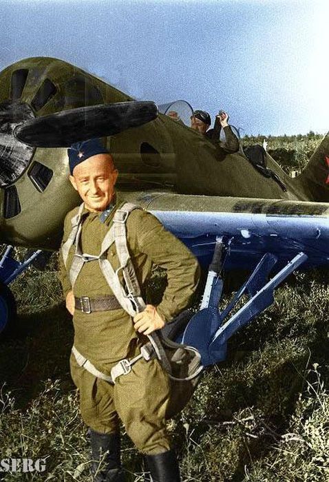 цветные фото советских солдат