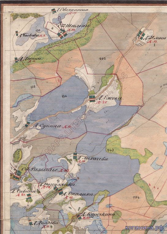 старинная карта менде нижегородской губернии скачать 19 век