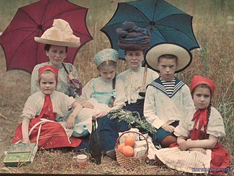старинные цветные фотографии России