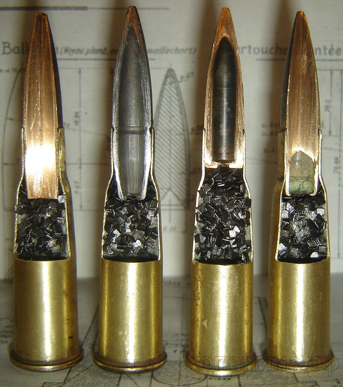 патроны к винтовке Лебеля 8*50R разрезной макет