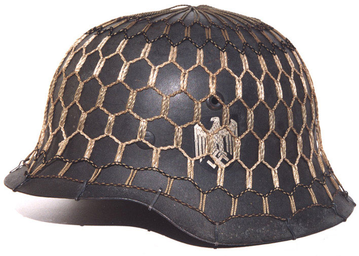Маскировочная сеть на стальной шлем