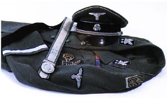 комплект генеральской униформы войск СС