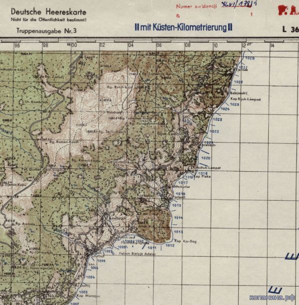 карты крымского полуострова